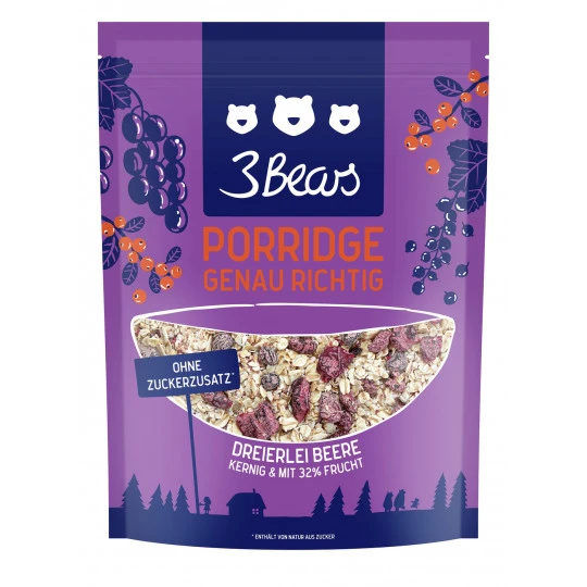 3 Bears Dreierlei Beere Porridge 400G 3 3 Bears Dreierlei Beere Porridge 400G