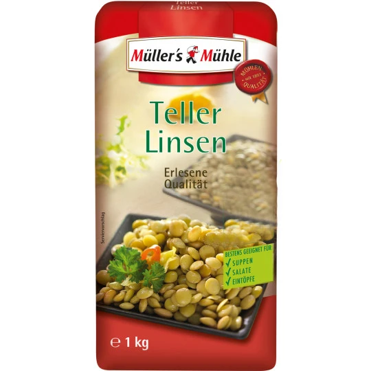 Müller's Mühle Teller-Linsen 1KG 3 Müller's Mühle Teller-Linsen 1KG