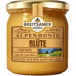 Breitsamer Alpenhonig Blüte Cremig 500G