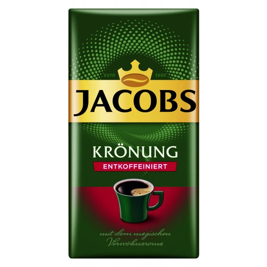 Jacobs Krönung Entkoffeiniert Gemahlen 500G 3 Jacobs Krönung Entkoffeiniert Gemahlen 500G
