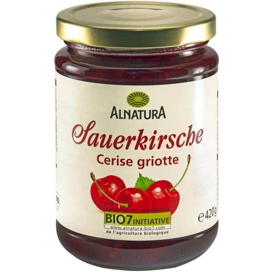 Alnatura Bio Fruchtaufstrich Sauerkirsche 420G 3 Alnatura Bio Fruchtaufstrich Sauerkirsche 420G