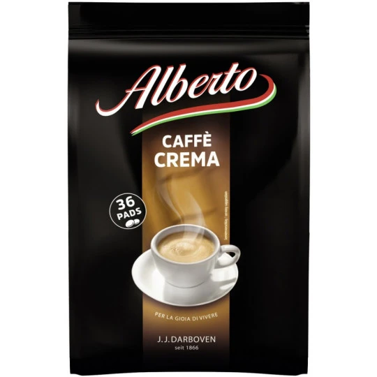 Alberto Caffè Crema Pads 36ST 252G 3 Alberto Caffè Crema Pads 36ST 252G