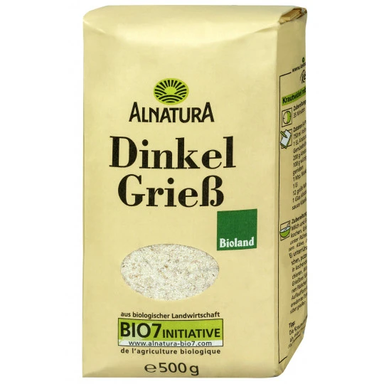 Alnatura Bio Dinkel Grieß 500G 3 Alnatura Bio Dinkel Grieß 500G