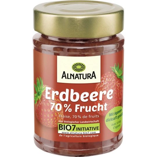 Alnatura Bio Fruchtaufstrich Erdbeere Mit Agavendicksaft 200G 3 Alnatura Bio Fruchtaufstrich Erdbeere Mit Agavendicksaft 200G