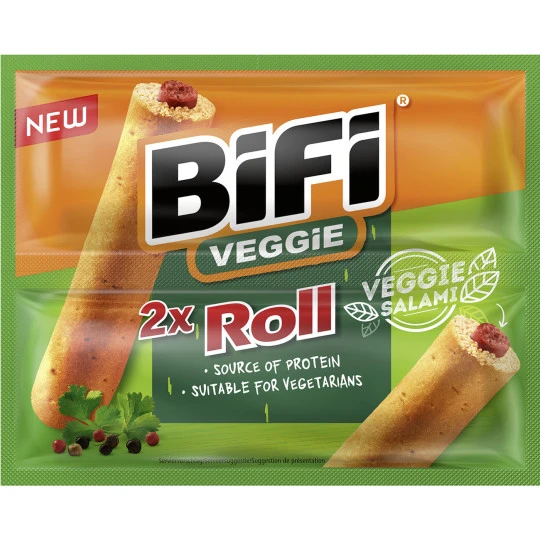 BiFi Veggie Roll 2x40G 3 BiFi Veggie Roll 2x40G