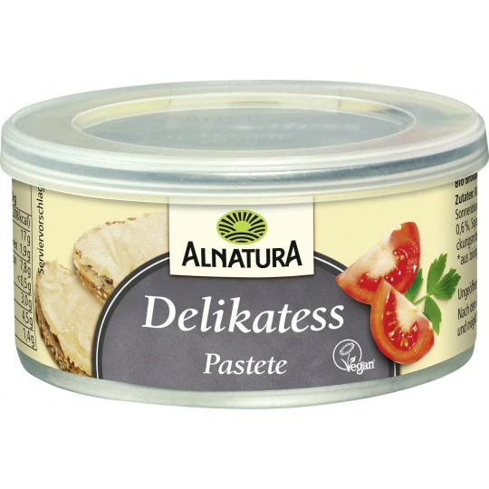 Alnatura Bio Pastete Delikatess 125G 3 Alnatura Bio Pastete Delikatess 125G