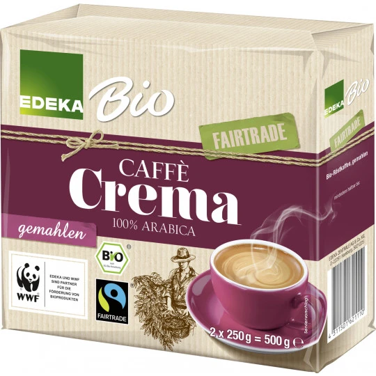 EDEKA Bio Caffe Gemahlen Fairtrade 2x 250G 3 EDEKA Bio Caffe Gemahlen Fairtrade 2x 250G