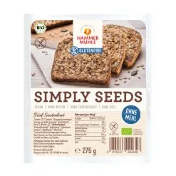 Hammermühle Bio Simply Seeds Fünf-Saatenbrot 275G