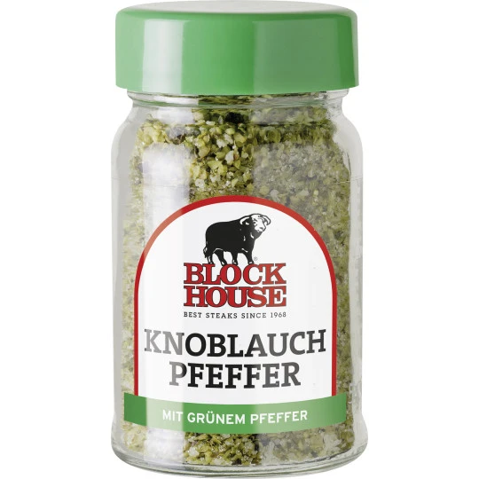Block House Knoblauch Pfeffer 50G 3 Block House Knoblauch Pfeffer 50G