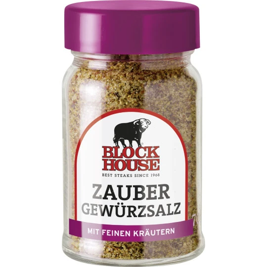 Block House Zauber Gewüzsalz 70G 3 Block House Zauber Gewüzsalz 70G