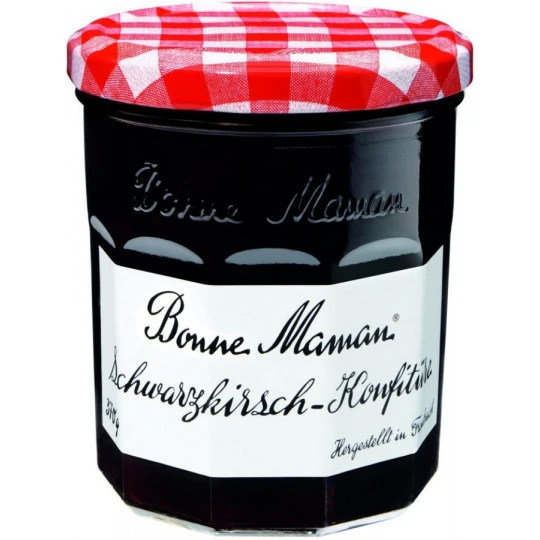 Bonne Maman Schwarzkirsch-Konfitüre 370G 3 Bonne Maman Schwarzkirsch-Konfitüre 370G