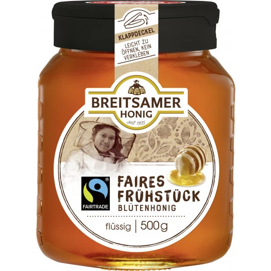Breitsamer Fairtrade Imkergold Honig 500G 3 Breitsamer Fairtrade Imkergold Honig 500G
