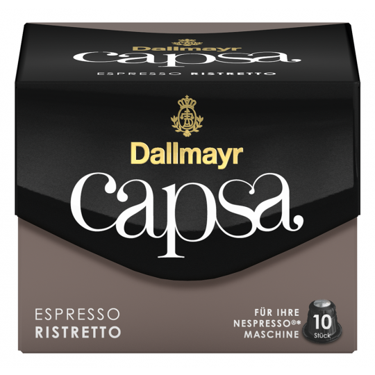 Dallmayr Capsa Espresso Ristretto Intensität 10 Kaffeekapseln 10ST 56G 3 Dallmayr Capsa Espresso Ristretto Intensität 10 Kaffeekapseln 10ST 56G