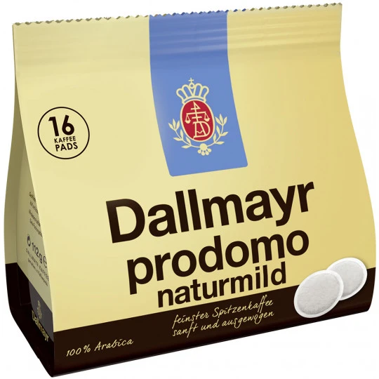 Dallmayr Kaffeepads Prodomo Naturmild 16ER 112G 3 Dallmayr Kaffeepads Prodomo Naturmild 16ER 112G