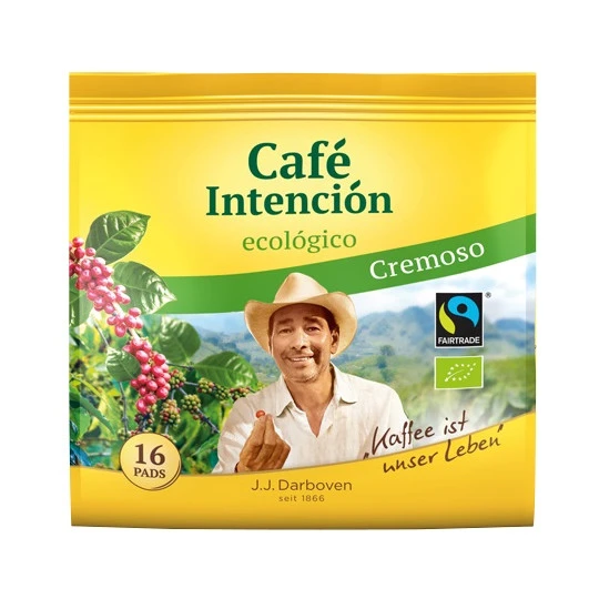 Darboven Bio Cafe Intencion Ecologico Cremoso Fairtrade 16ST 112G 3 Darboven Bio Cafe Intencion Ecologico Cremoso Fairtrade 16ST 112G