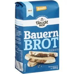 Bauckhof Demeter Bio Bauernbrot Vollkorn Backmischung 500G