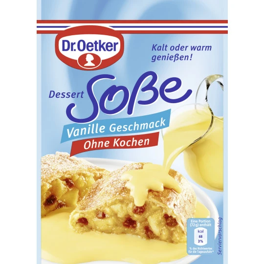 Dr. Oetker Dessert Soße Vanille Ohne Kochen 39G 3 Dr. Oetker Dessert Soße Vanille Ohne Kochen 39G