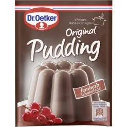Dr. Oetker Original Puddingpulver Feinherb Schokolade 3ST 144G