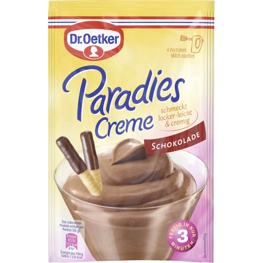 Dr. Oetker Paradies Creme Schokolade 74G 3 Dr. Oetker Paradies Creme Schokolade 74G