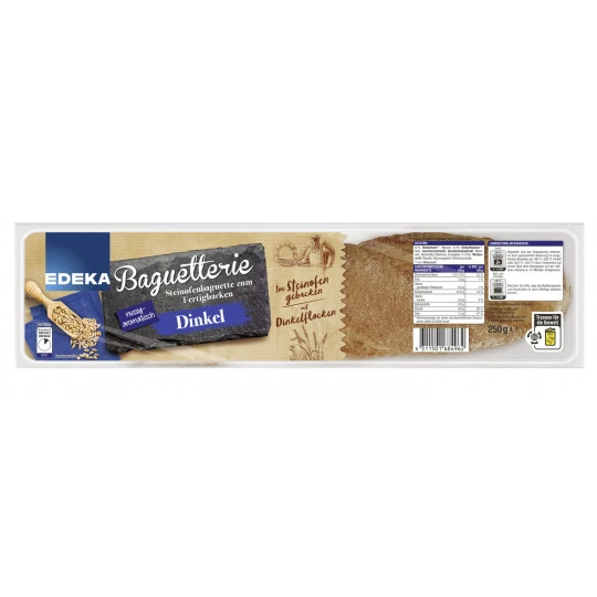 EDEKA Baguetterie Dinkel 250G 3 EDEKA Baguetterie Dinkel 250G