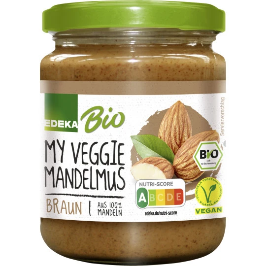 EDEKA Bio My Veggie Mandelmus Braun 250G 3 EDEKA Bio My Veggie Mandelmus Braun 250G