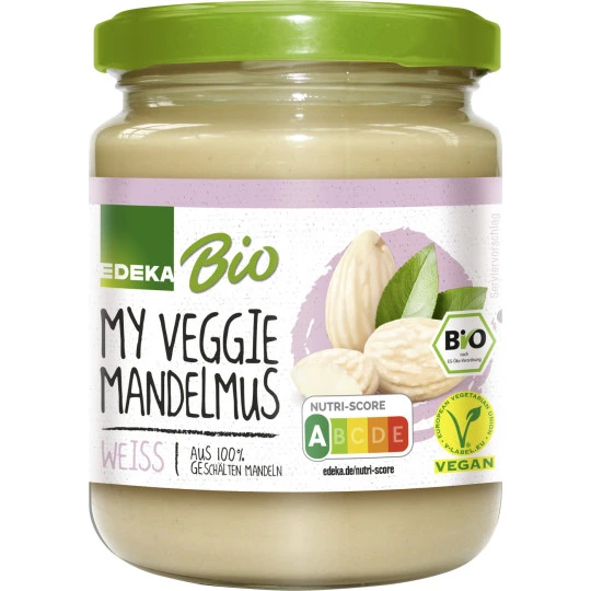 EDEKA Bio My Veggie Mandelmus Weiss 250G 3 EDEKA Bio My Veggie Mandelmus Weiss 250G