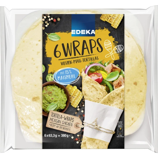 EDEKA Wraps 6ST 380G 3 EDEKA Wraps 6ST 380G