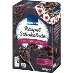 EDEKA Raspel Schokolade Edelzartbitter 100G