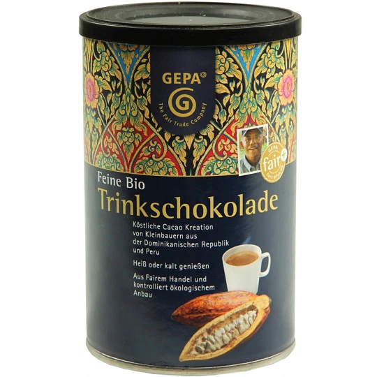 GEPA Fairtrade Bio Trinkschokolade 250G 3 GEPA Fairtrade Bio Trinkschokolade 250G