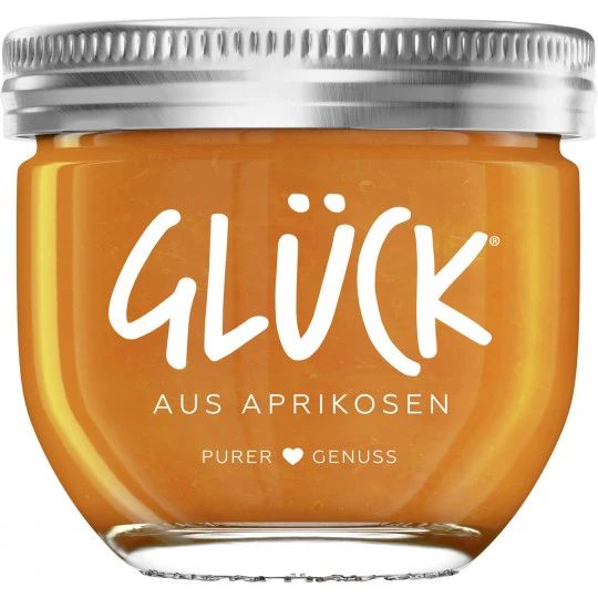 Glück Fruchtaufstrich Aprikose 230G 3 Glück Fruchtaufstrich Aprikose 230G