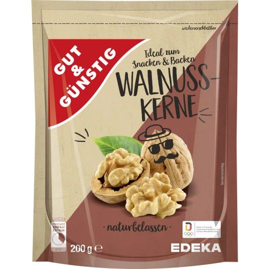 Gut & Günstig Walnusskerne 200G 3 Gut & Günstig Walnusskerne 200G