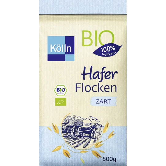 Kölln Bio Haferflocken Zart 500G 3 Kölln Bio Haferflocken Zart 500G