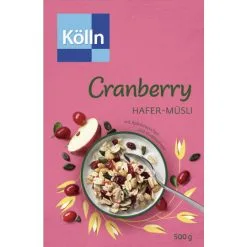 Kölln Müsli Cranberry 500G