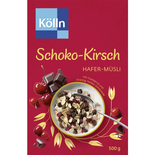 Kölln Müsli Schoko Kirsch 500G 3 Kölln Müsli Schoko Kirsch 500G