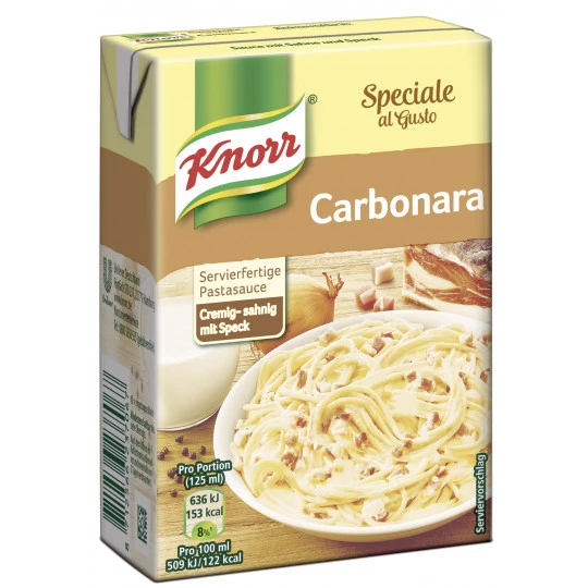 Knorr Speciale Al Gusto Carbonara 370G 3 Knorr Speciale Al Gusto Carbonara 370G