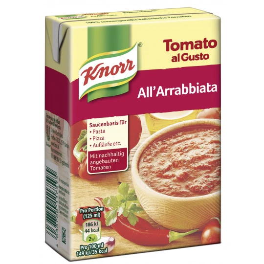 Knorr Tomato Al Gusto Arrabiata 370G 3 Knorr Tomato Al Gusto Arrabiata 370G