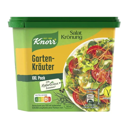 Knorr Salatkrönung Gartenkräuter XXL-Pack Ergibt 2,1L 3 Knorr Salatkrönung Gartenkräuter XXL-Pack Ergibt 2,1L