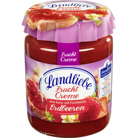 Landliebe Fruchtcreme Erdbeere 200G 3 Landliebe Fruchtcreme Erdbeere 200G