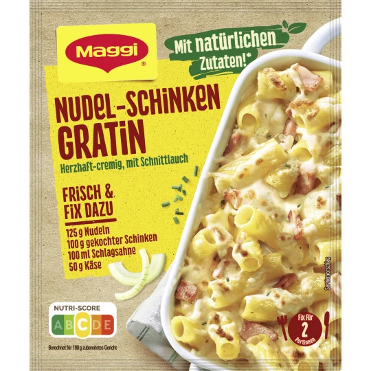 Maggi Fix Nudel Schinken Gratin 33G 3 Maggi Fix Nudel Schinken Gratin 33G