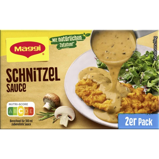 Maggi Schnitzel-Sauce Ergibt 2x 250ML 3 Maggi Schnitzel-Sauce Ergibt 2x 250ML