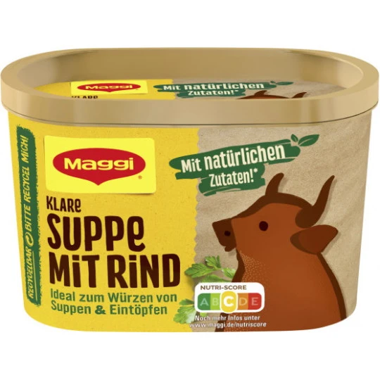Maggi Klare Suppe Mit Rind Für 16L 288G 3 Maggi Klare Suppe Mit Rind Für 16L 288G