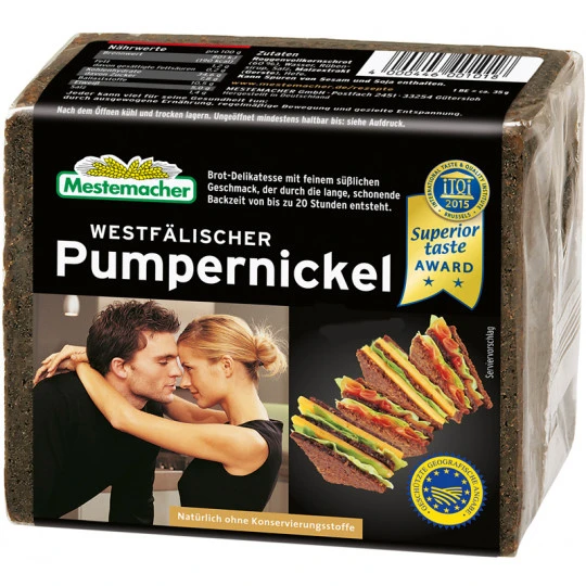 Mestemacher Echt Westfälischer Pumpernickel 250G 3 Mestemacher Echt Westfälischer Pumpernickel 250G