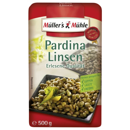 Müller's Mühle Pardina Linsen 500G 3 Müller's Mühle Pardina Linsen 500G