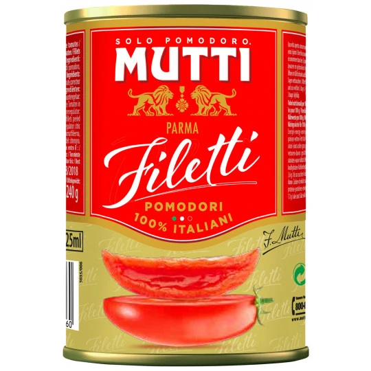 Mutti Filetti Pomodori Tomatenviertel 400G 3 Mutti Filetti Pomodori Tomatenviertel 400G