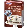 Dr. Oetker Schoko Dekor Alphabet & Ziffern 58G -Kafy Verkaufsgeschäft oeschoko abc uziff58g