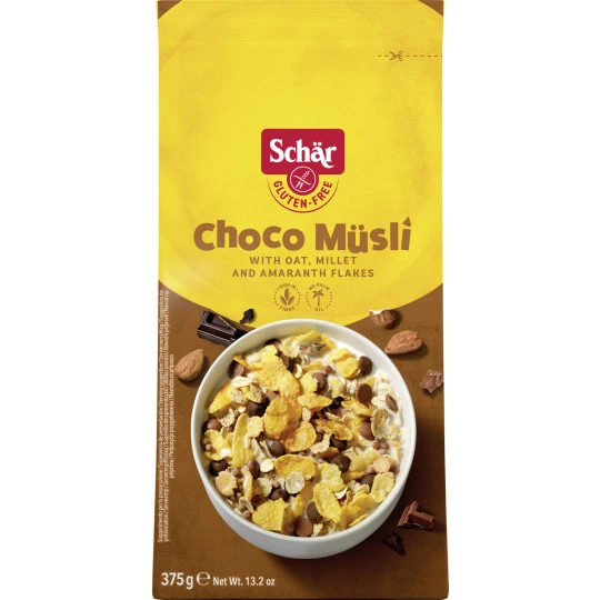 Schär Choco Müsli 375G 3 Schär Choco Müsli 375G