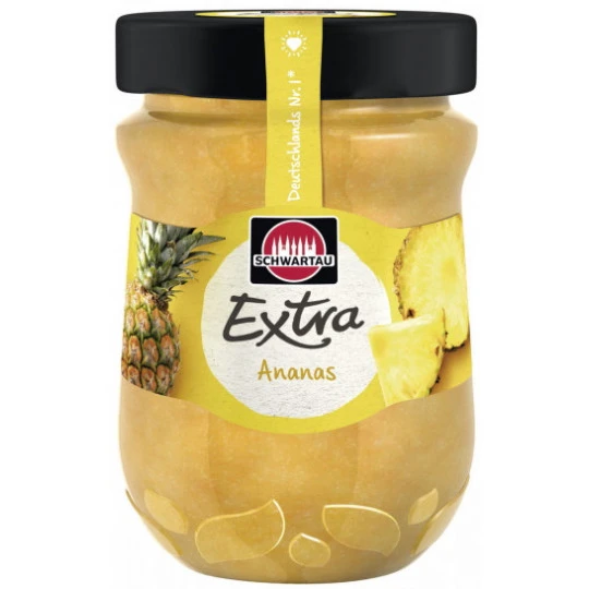 Schwartau Extra Ananas 340G 3 Schwartau Extra Ananas 340G
