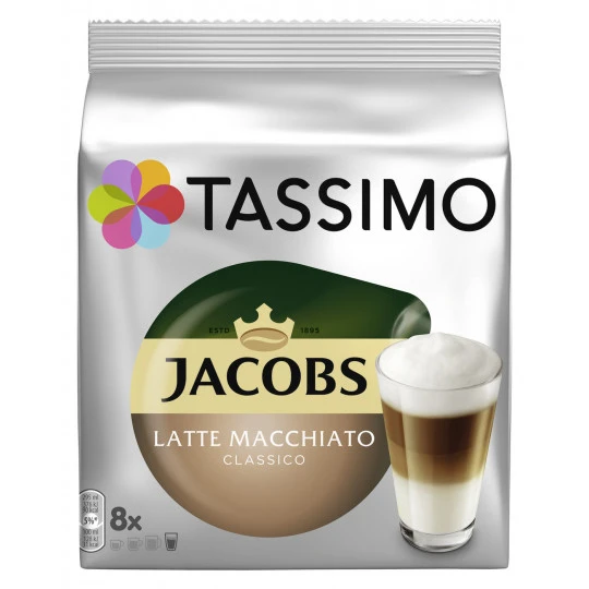 Tassimo Jacobs Latte Macchiato Classico 8ST 264G 3 Tassimo Jacobs Latte Macchiato Classico 8ST 264G