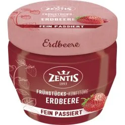 Zentis Frühstücks-Konfitüre Fein Passiert Erdbeere 230G